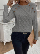 Francisca | Camisola de Malha com Botões