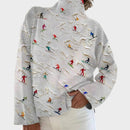 Camila - Camisola de Malha Artística