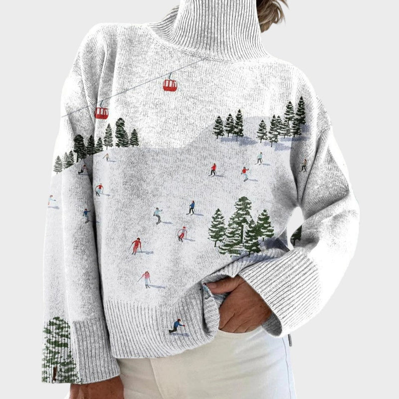 Francisca - Camisola de Malha Artística