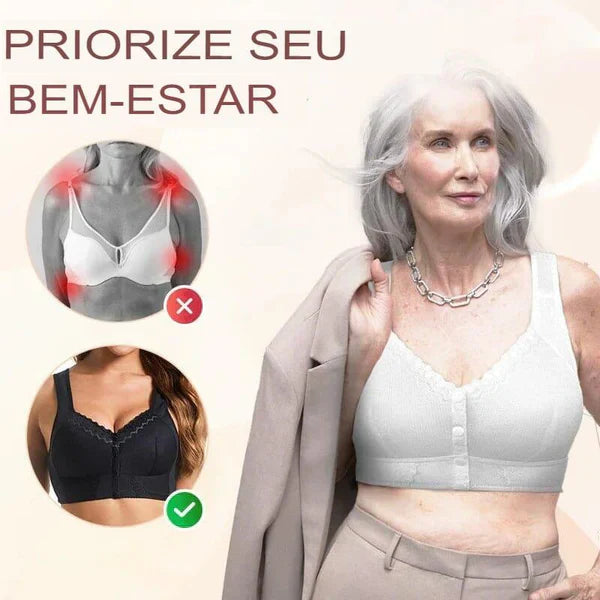 (Compre 1 Leve 3) Sutiã BellePlus™ com Feicho Frontal (Últimas Unidades)