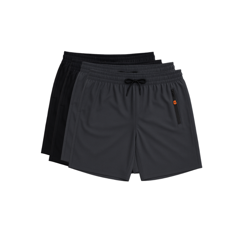 Kit 4 Bermudas DryFit Premium zenith Performance - Secagem rápida, Bolso com Zíper e Ajuste Anatômico | FRETE GRÁTIS