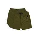 Kit 4 Bermudas DryFit Premium zenith Performance - Secagem rápida, Bolso com Zíper e Ajuste Anatômico | FRETE GRÁTIS