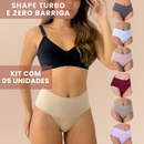 🔥Black Friday🔥 Kit 5 Calcinhas Shape Turbo e Zero Barriga