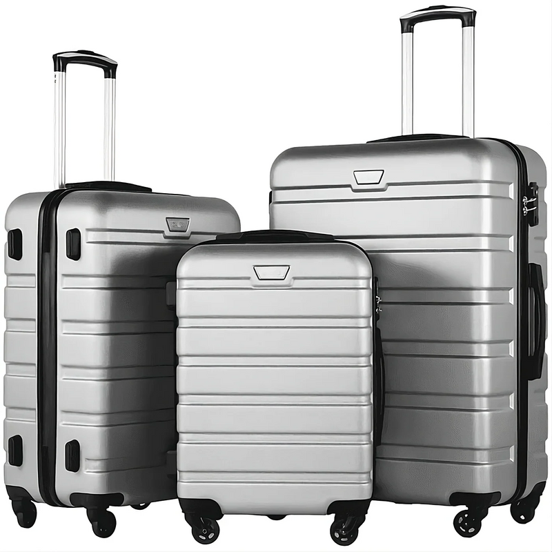 Kit 3 Malas de Viagem (P,M,G) com trava TSA