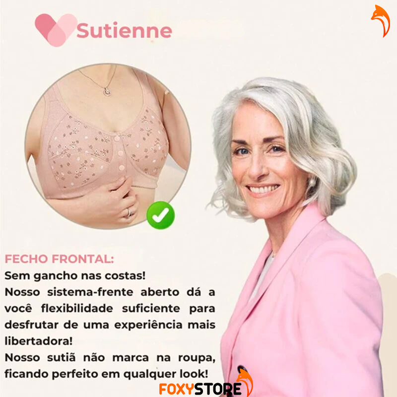 [Queima de Estoque🔥] Compre 1 Leve 3 Sutiãs Confortáveis Sutienne™ + Brinde Exclusivo (Somente HOJE!)