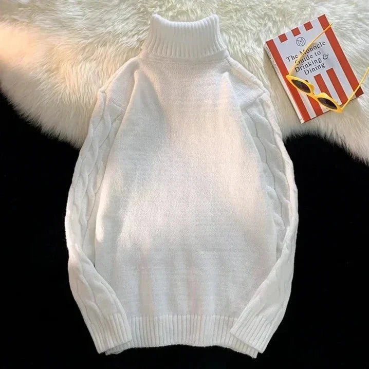 Suéter Masculino de Gola Alta - Elegância e Conforto
