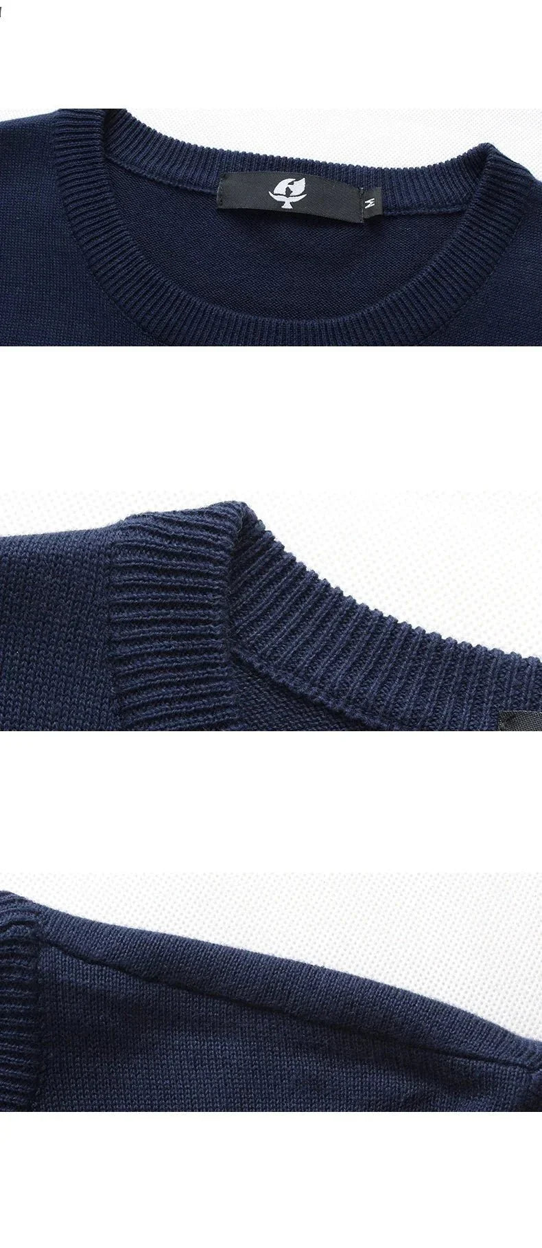 Suéter Masculino Listrado Slim Fit